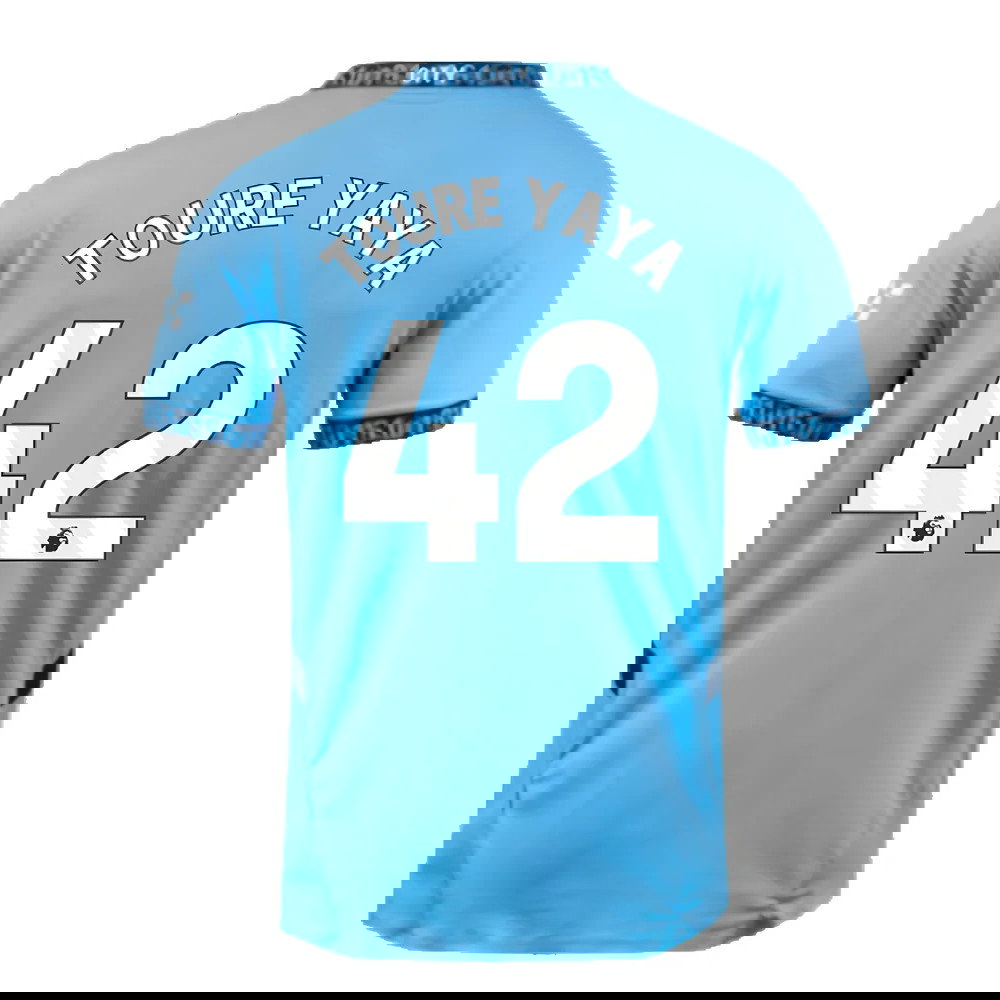 2024-2025 Man City Home Authentic Shirt (Toure Yaya 42)