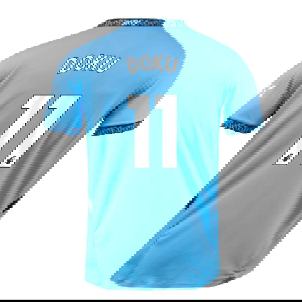 2024-2025 Man City Home Authentic Shirt with packaging (Doku 11)