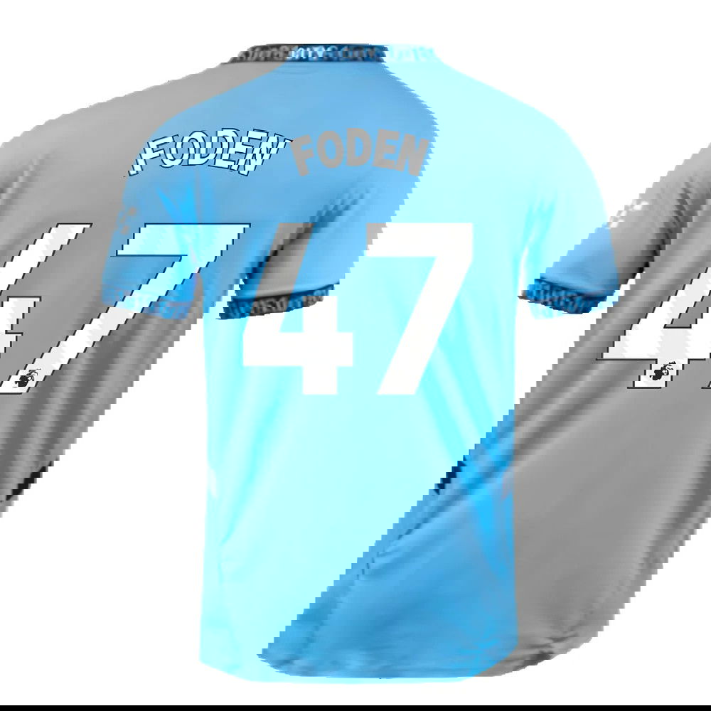 2024-2025 Man City Home Authentic Shirt with packaging (Foden 47)