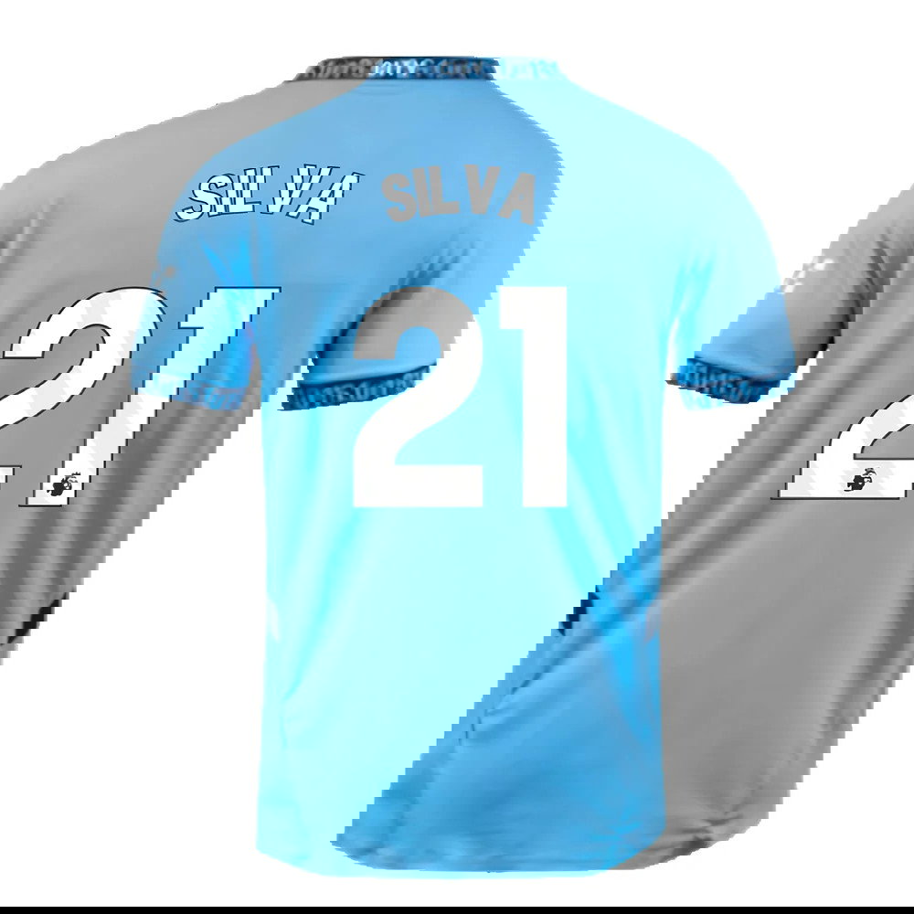 2024-2025 Man City Home Authentic Shirt with packaging (Silva 21)