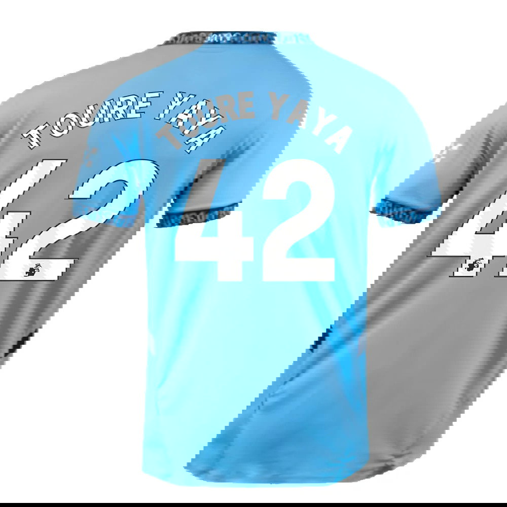 2024-2025 Man City Home Authentic Shirt with packaging (Toure Yaya 42)