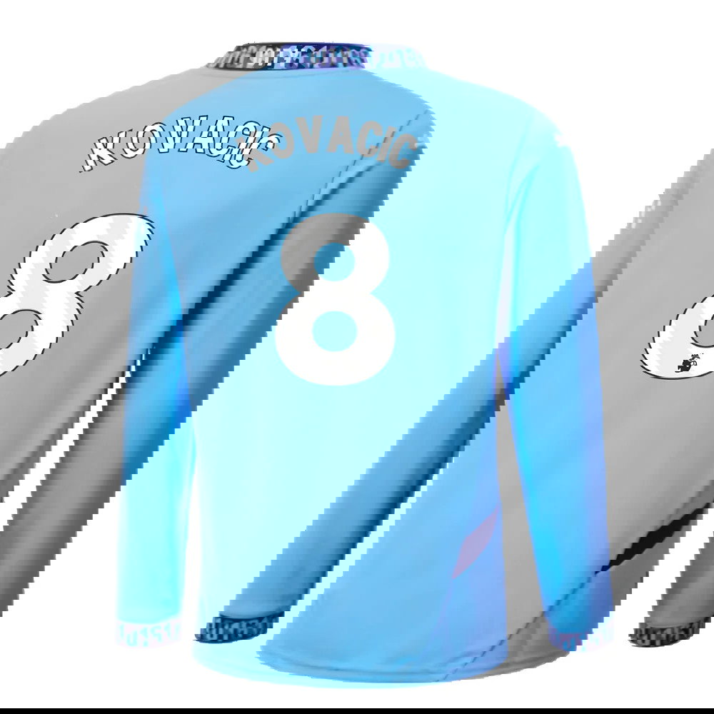 2024-2025 Man City Home Long Sleeve Shirt (Kids) (Kovacic 8)