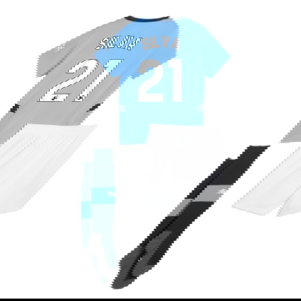 2024-2025 Man City Home Mini Kit (Silva 21)