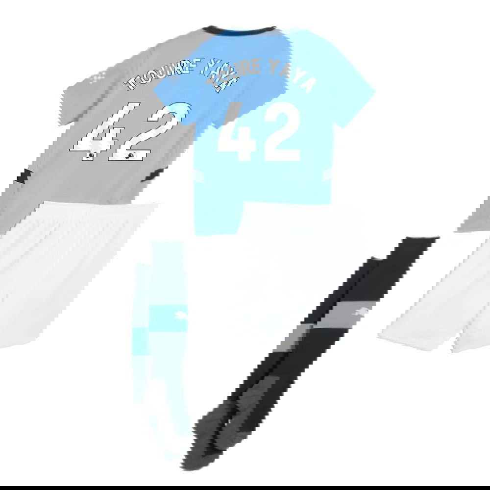 2024-2025 Man City Home Mini Kit (Toure Yaya 42)