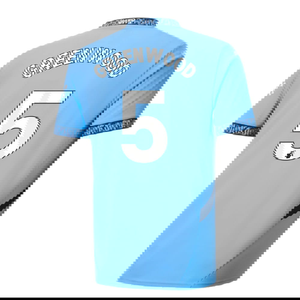 2024-2025 Man City Home Shirt (Greenwood 5)