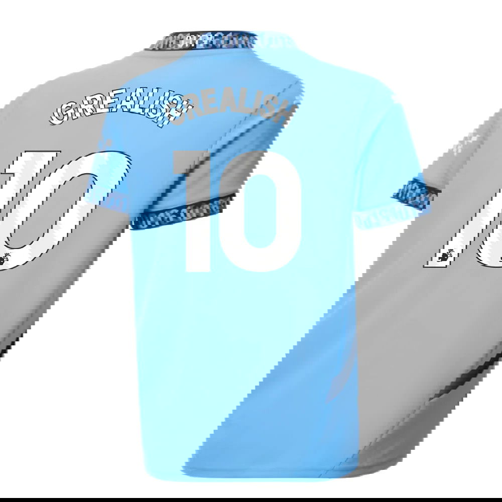 2024-2025 Man City Home Shirt (Kids) (Grealish 10)