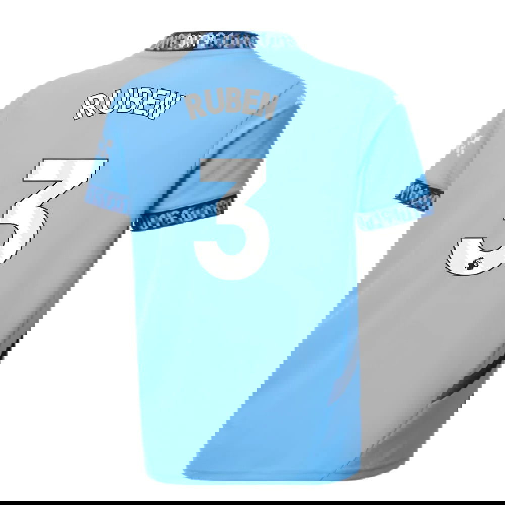 2024-2025 Man City Home Shirt (Kids) (Ruben 3)
