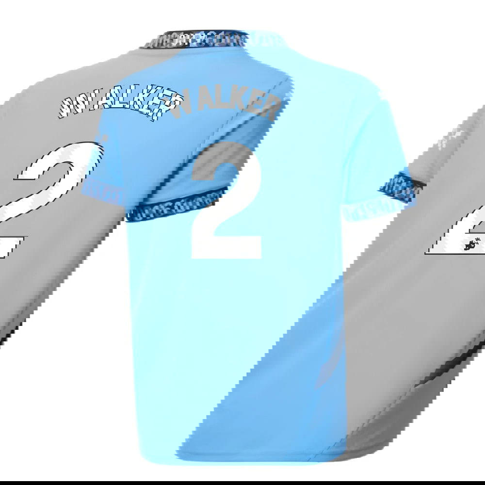 2024-2025 Man City Home Shirt (Kids) (Walker 2)