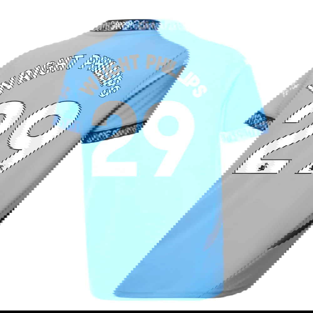 2024-2025 Man City Home Shirt (Kids) (Wright Phillips 29)