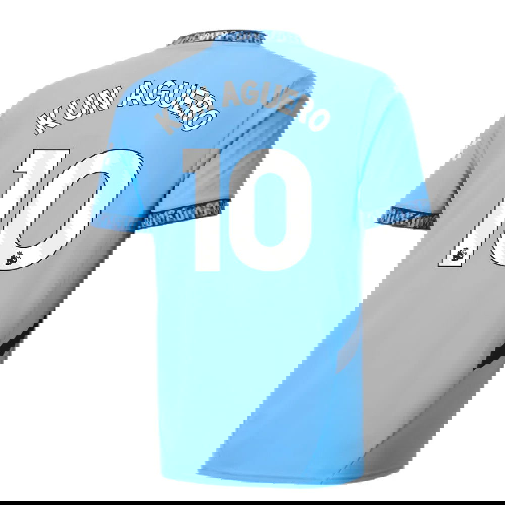 2024-2025 Man City Home Shirt (Kun Aguero 10)