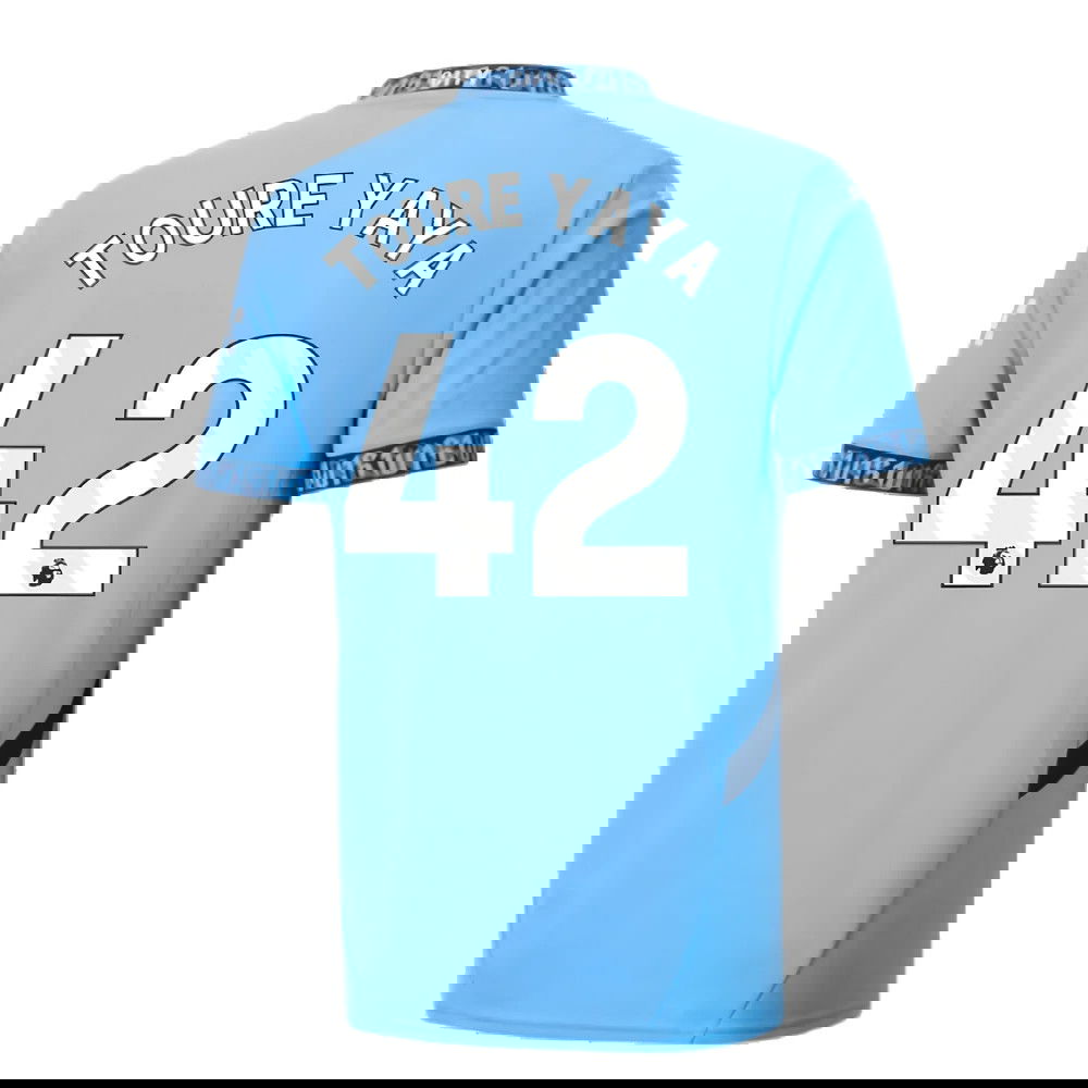 2024-2025 Man City Home Shirt (Toure Yaya 42)