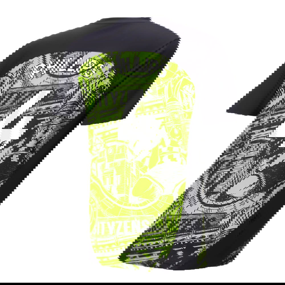 2024-2025 Man City Pre-Match Shirt (Yellow Glow) (Phillips 4)