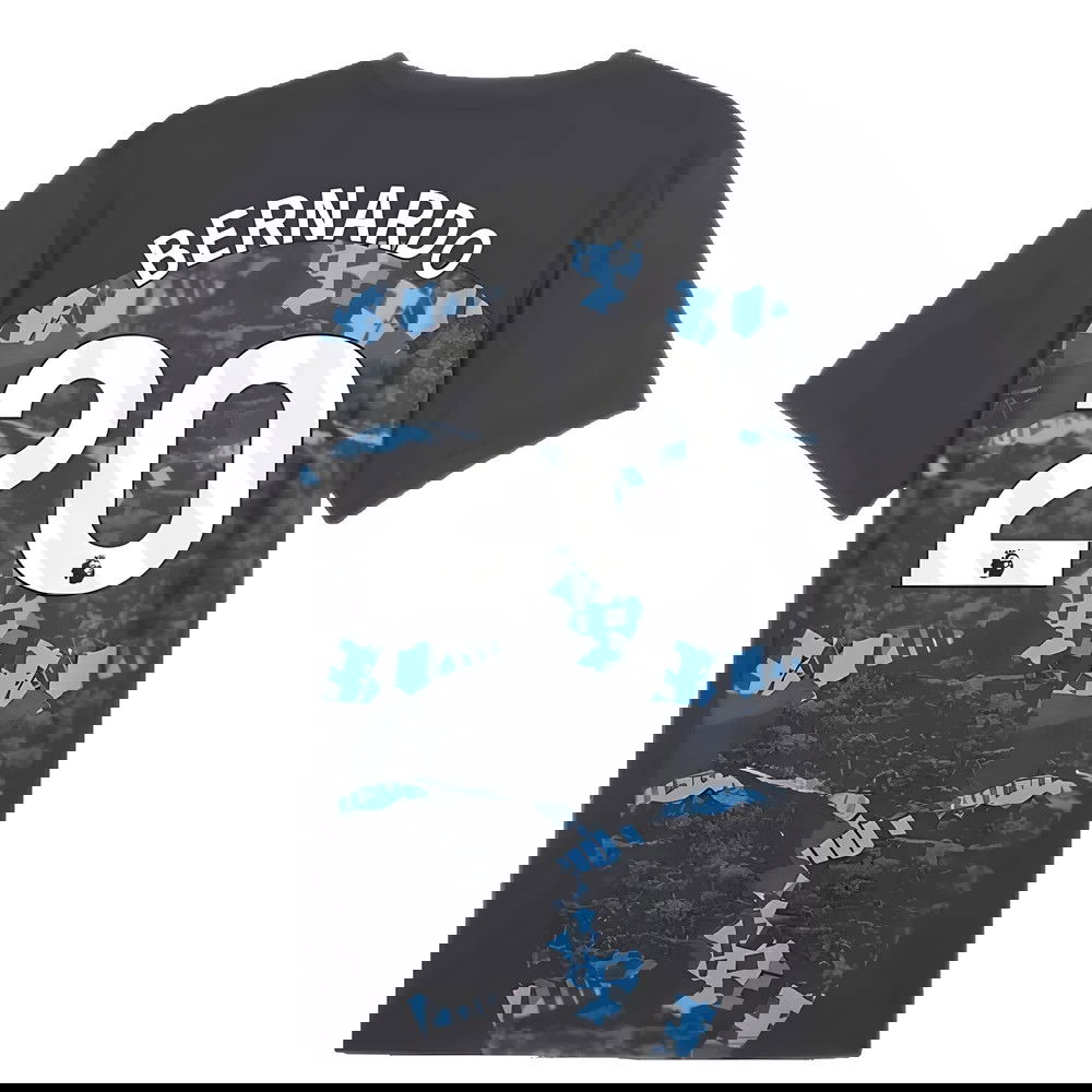 2024-2025 Man City Prematch SS Jersey (Strong Gray) (Bernardo 20)