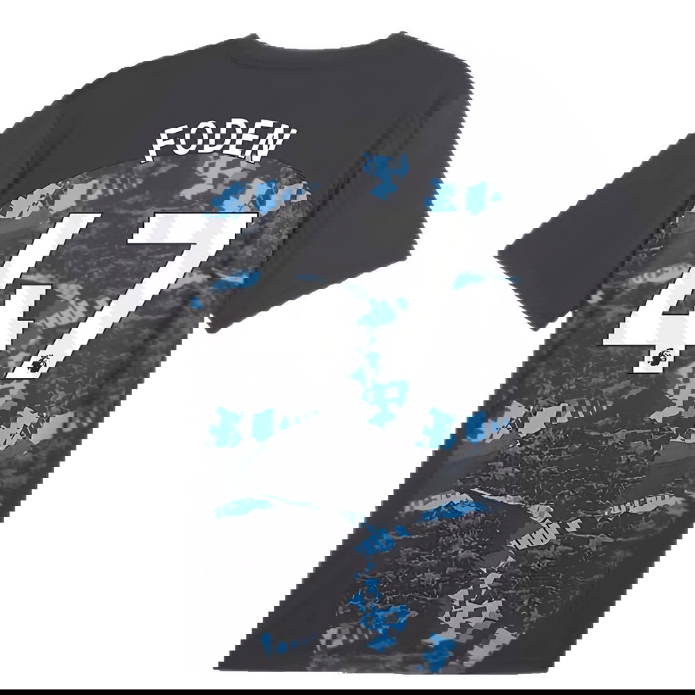 2024-2025 Man City Prematch SS Jersey (Strong Gray) (Foden 47)