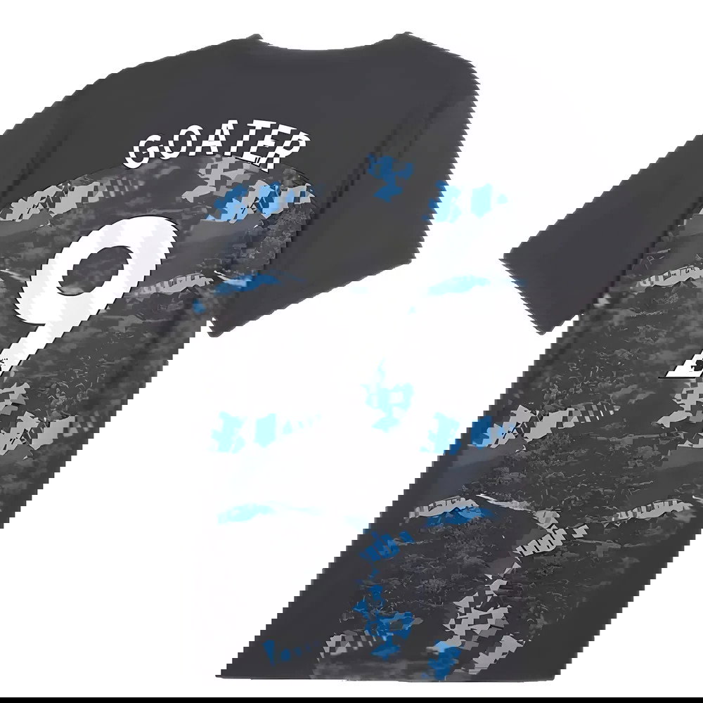 2024-2025 Man City Prematch SS Jersey (Strong Gray) (Goater 9)