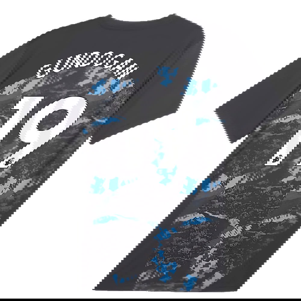 2024-2025 Man City Prematch SS Jersey (Strong Gray) (Gundogan 19)