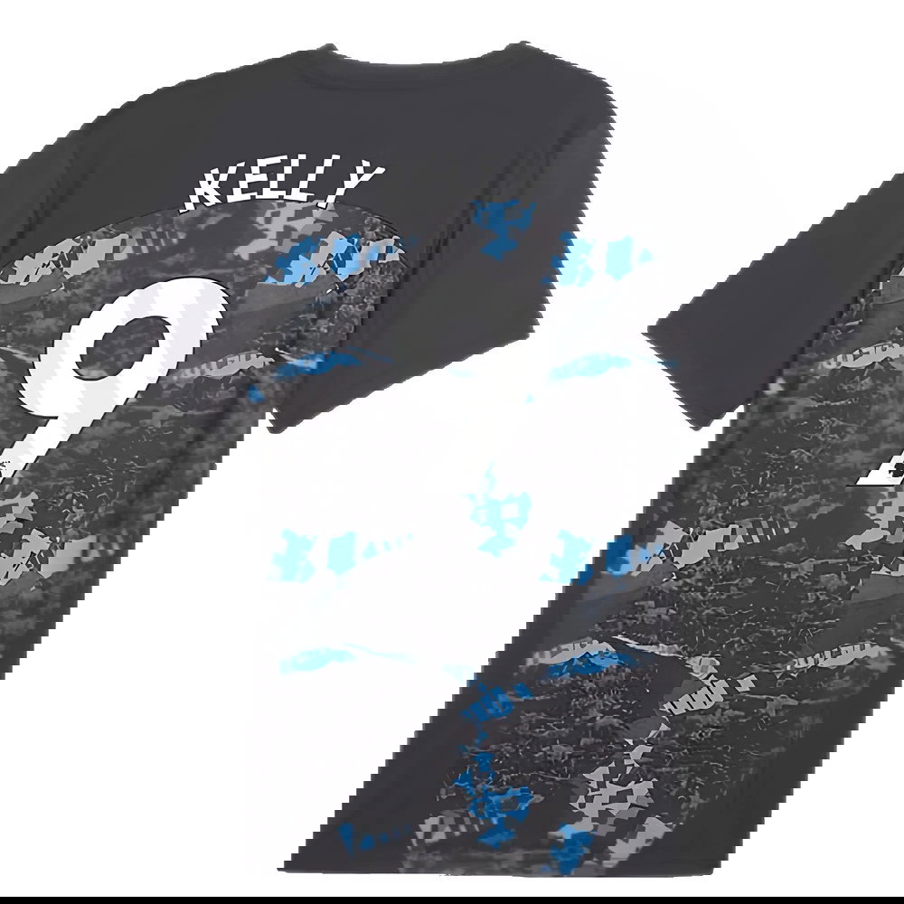 2024-2025 Man City Prematch SS Jersey (Strong Gray) (Kelly 9)