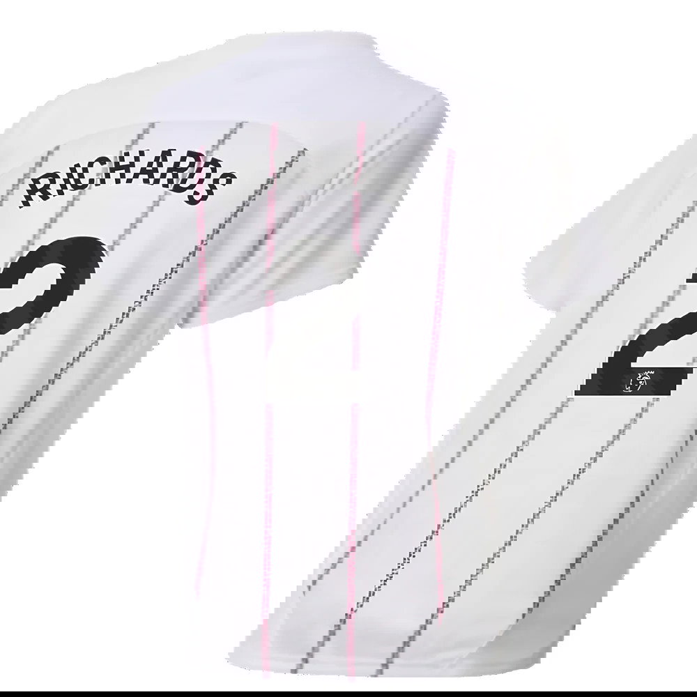 2024-2025 Man City Prematch SS Jersey (White) - Kids (Richards 2)