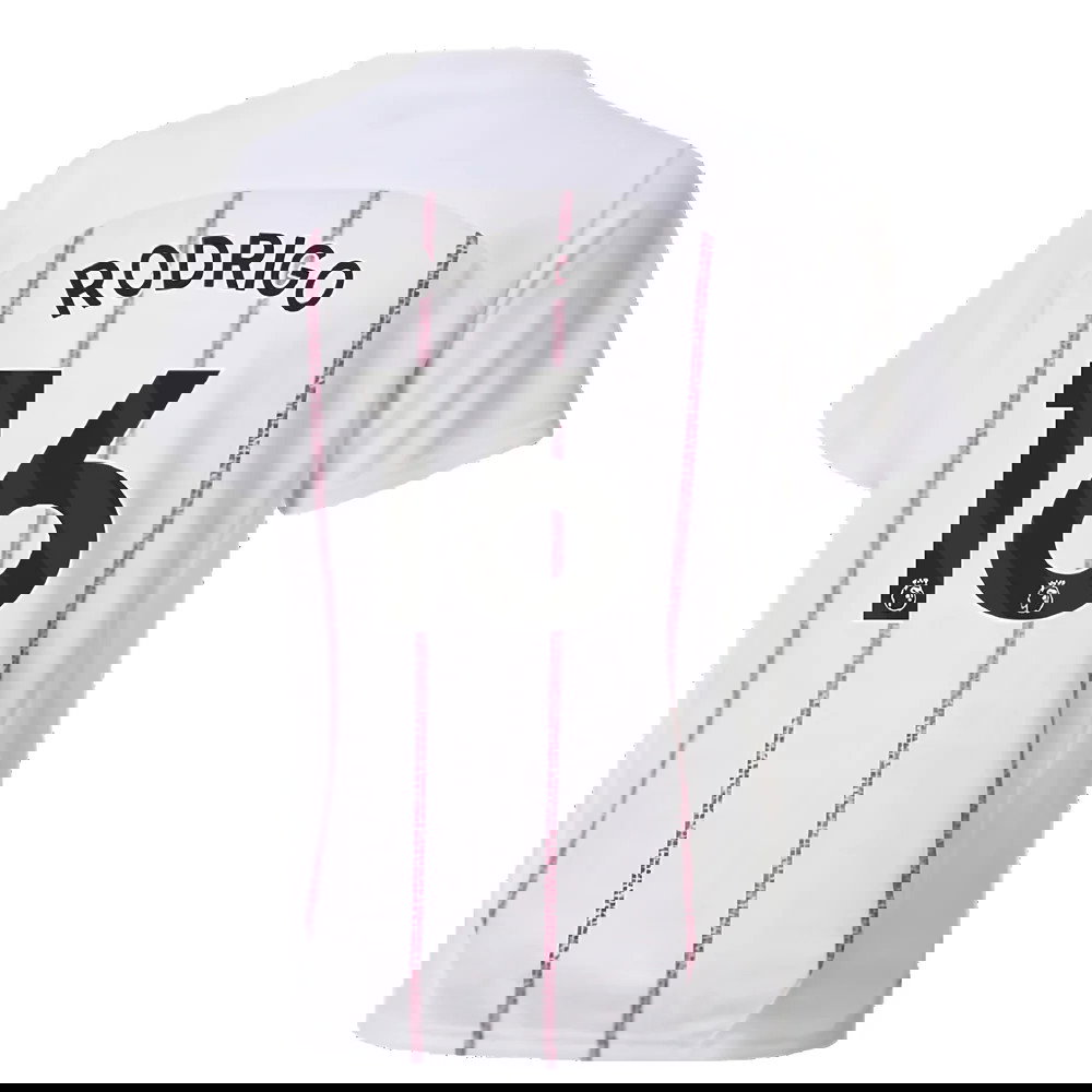 2024-2025 Man City Prematch SS Jersey (White) - Kids (Rodrigo 16)