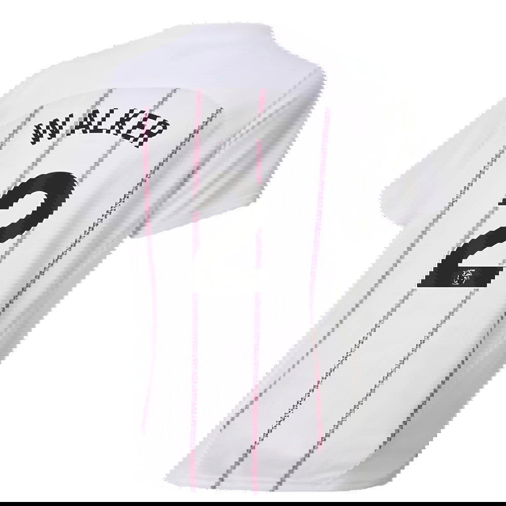 2024-2025 Man City Prematch SS Jersey (White) - Kids (Walker 2)