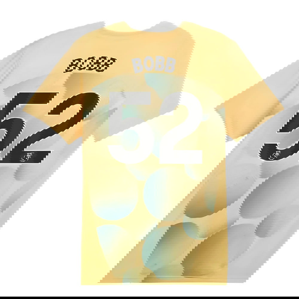 2024-2025 Man City Prematch SS Shirt (Flaxen) (Bobb 52)