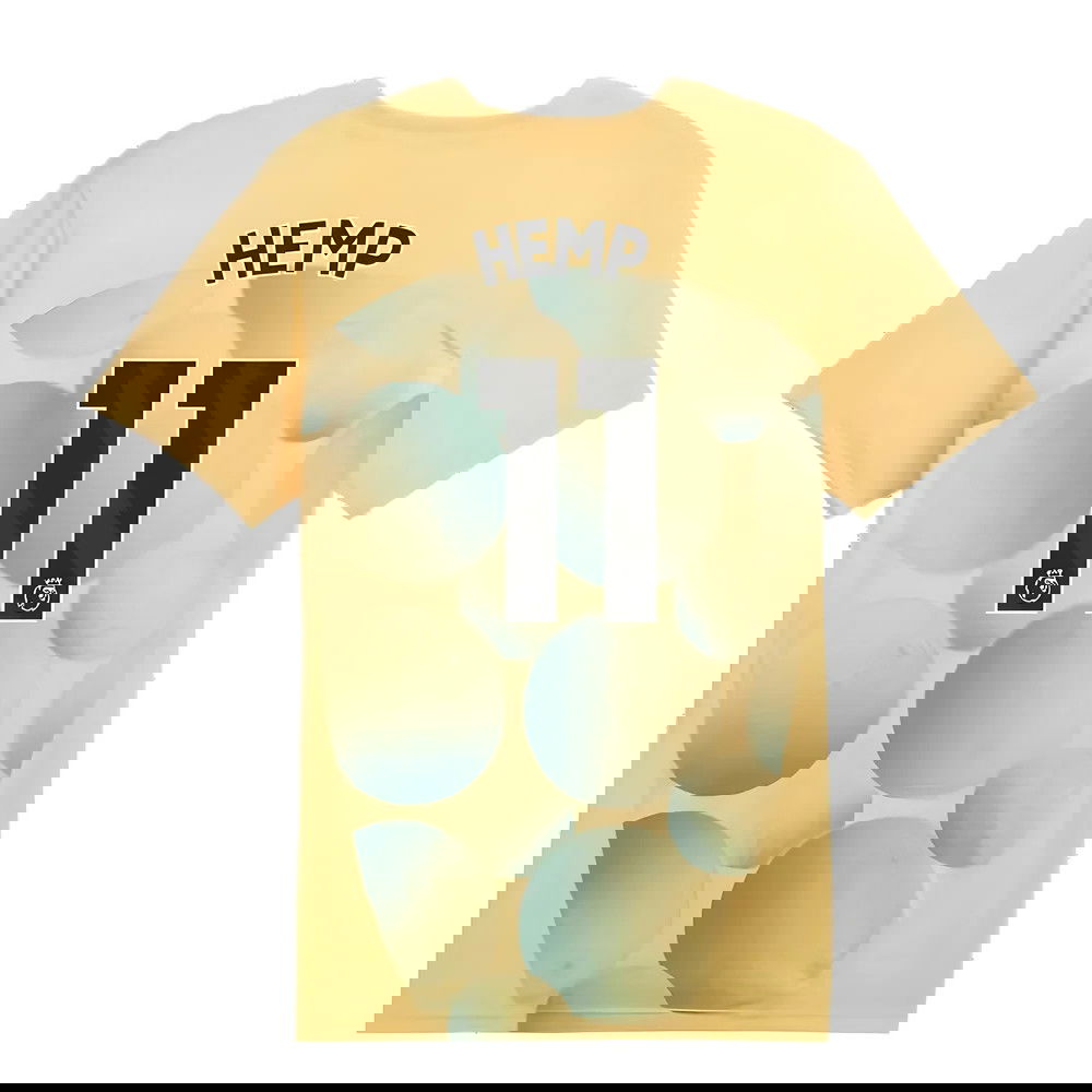 2024-2025 Man City Prematch SS Shirt (Flaxen) - Kids (Hemp 11)