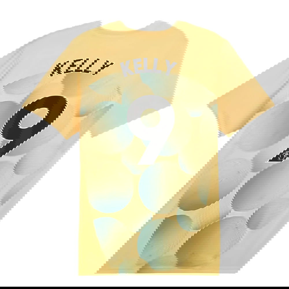 2024-2025 Man City Prematch SS Shirt (Flaxen) - Kids (Kelly 9)