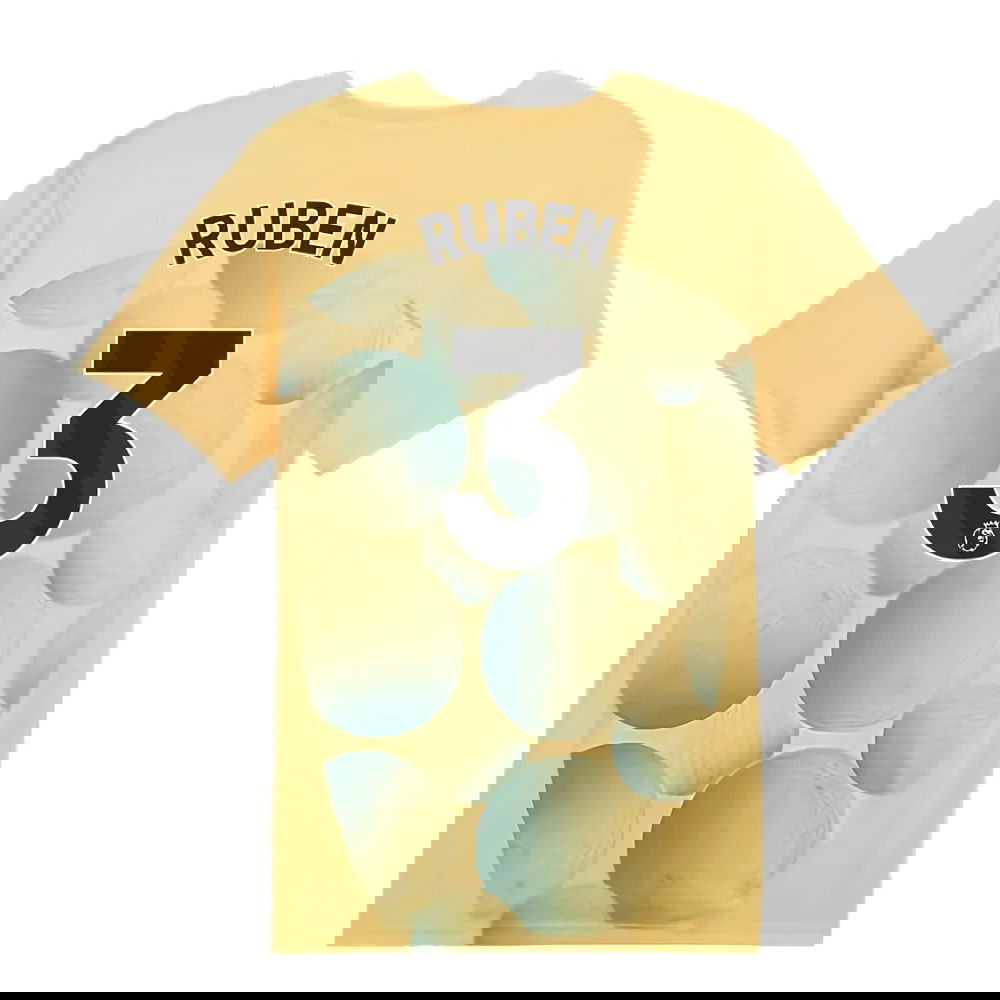 2024-2025 Man City Prematch SS Shirt (Flaxen) - Kids (Ruben 3)