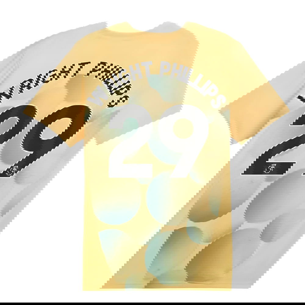 2024-2025 Man City Prematch SS Shirt (Flaxen) - Kids (Wright Phillips 29)