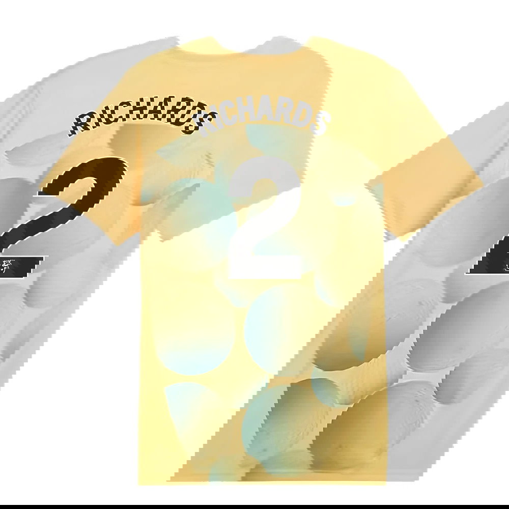 2024-2025 Man City Prematch SS Shirt (Flaxen) (Richards 2)