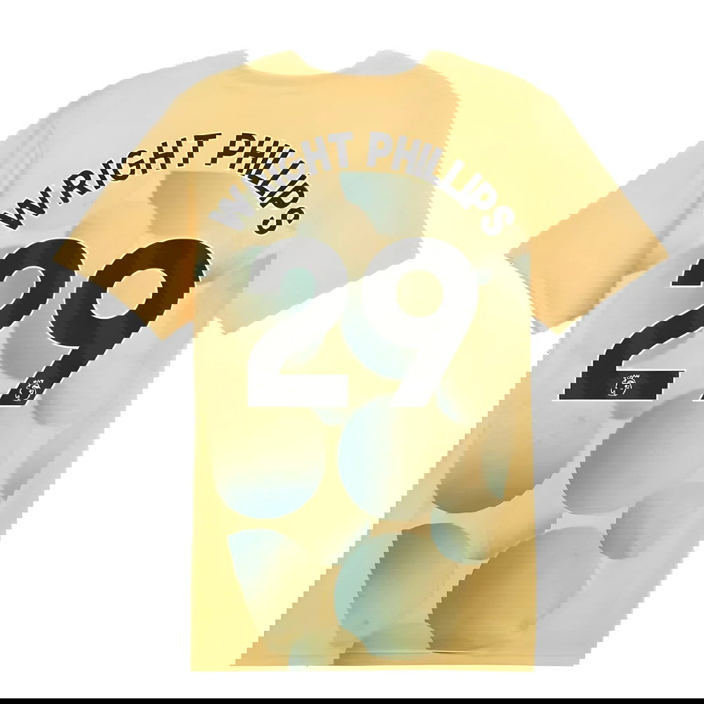 2024-2025 Man City Prematch SS Shirt (Flaxen) (Wright Phillips 29)