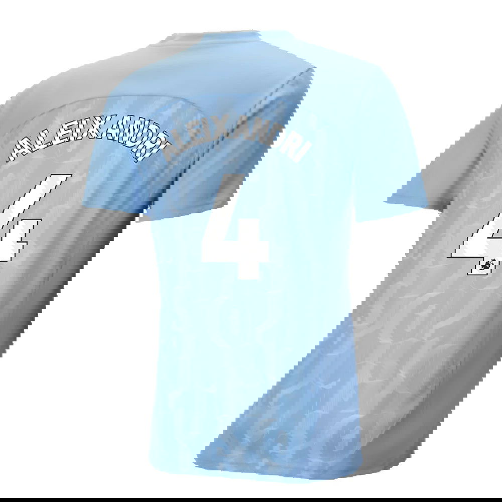 2024-2025 Man City Prematch SS Shirt (Light Blue) (Aleixandri 4)