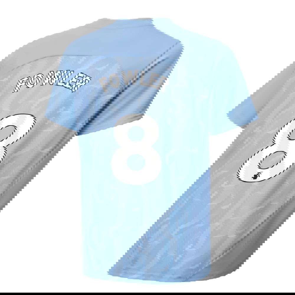 2024-2025 Man City Prematch SS Shirt (Light Blue) - Kids (Fowler 8)