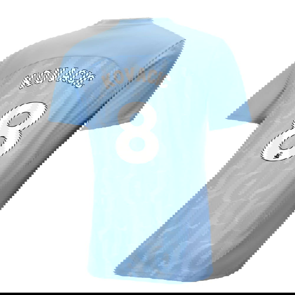 2024-2025 Man City Prematch SS Shirt (Light Blue) (Kovacic 8)
