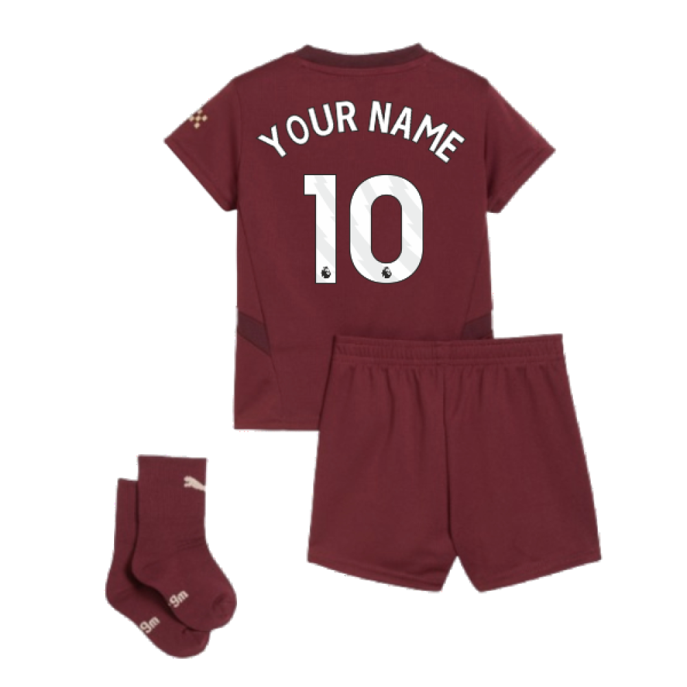 2024-2025 Man City Third Baby Kit (Your Name)