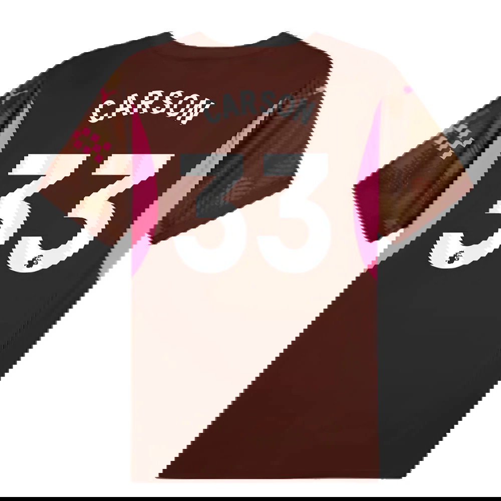 2024-2025 Man City Third Goalkeeper Shirt (Espresso Brown) (Carson 33)