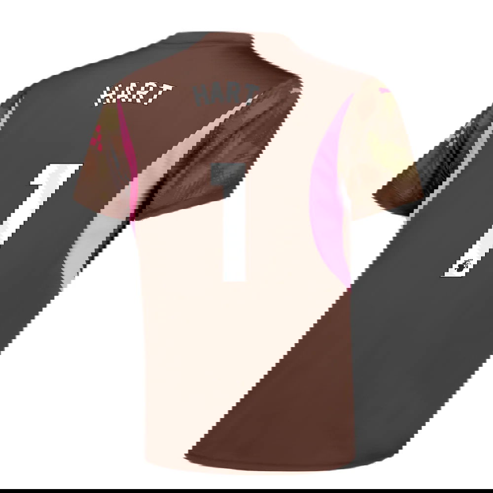 2024-2025 Man City Third Goalkeeper Shirt (Espresso Brown) - Kids (Hart 1)