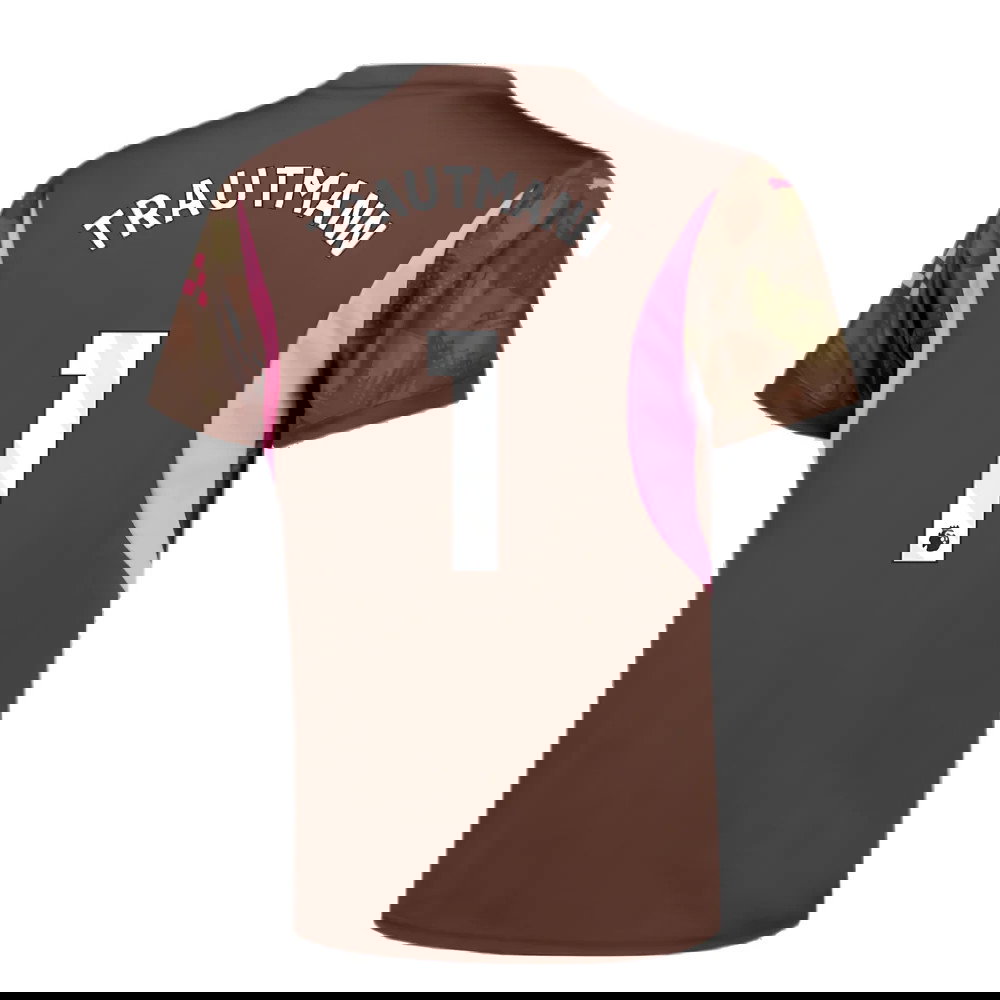 2024-2025 Man City Third Goalkeeper Shirt (Espresso Brown) - Kids (Trautmann 1)