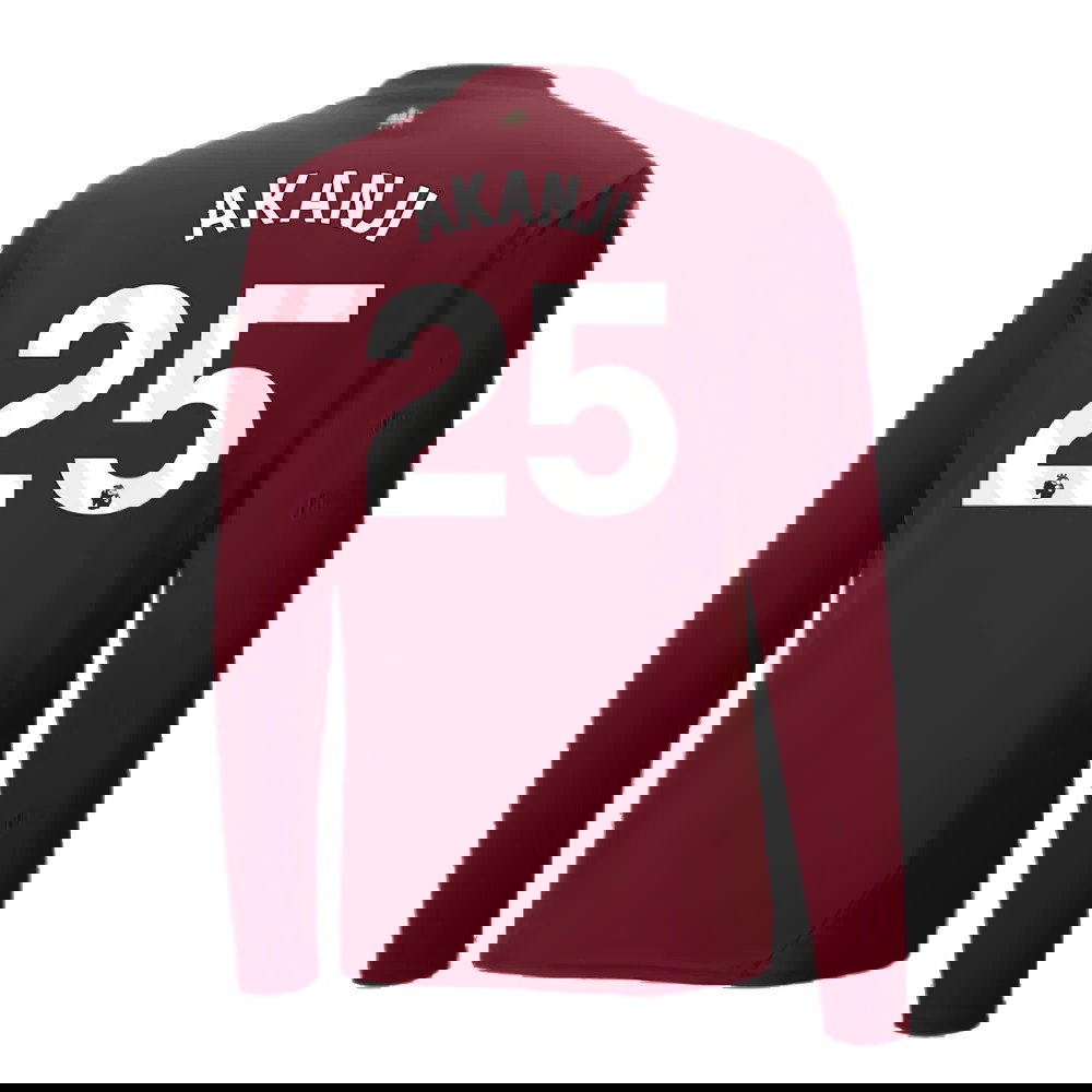2024-2025 Man City Third Long Sleeve Shirt (Akanji 25)