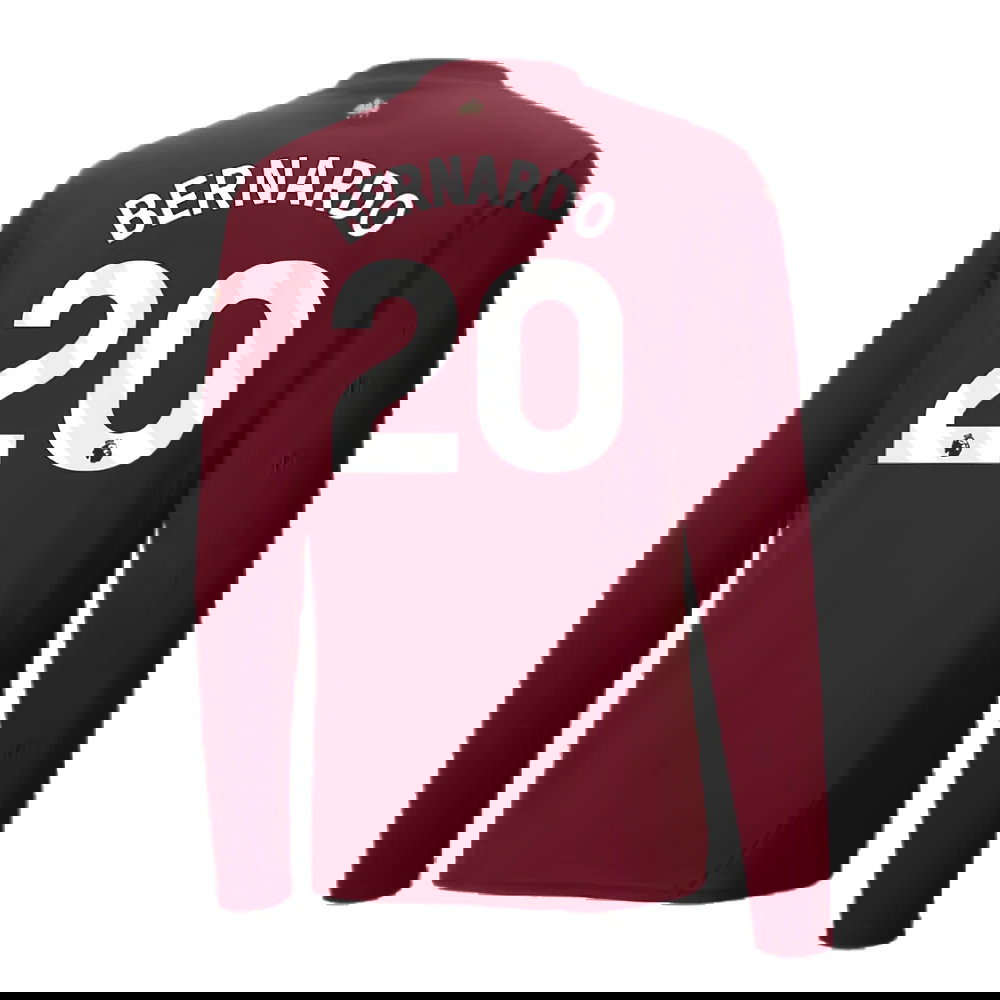 2024-2025 Man City Third Long Sleeve Shirt (Bernardo 20)
