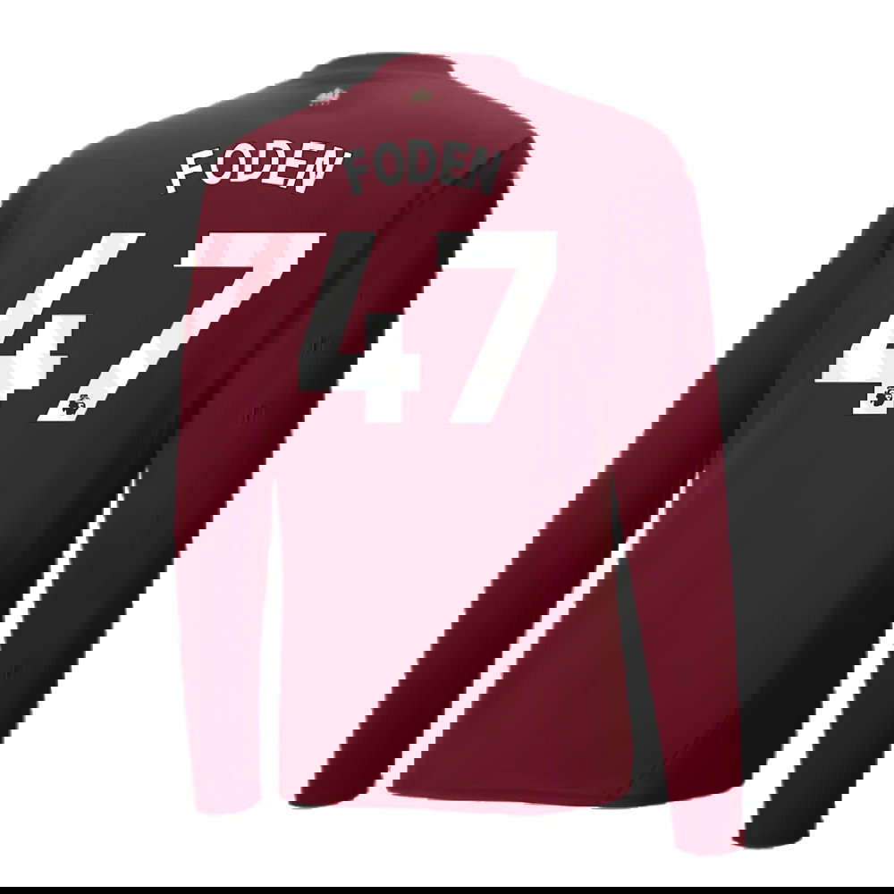 2024-2025 Man City Third Long Sleeve Shirt (Foden 47)