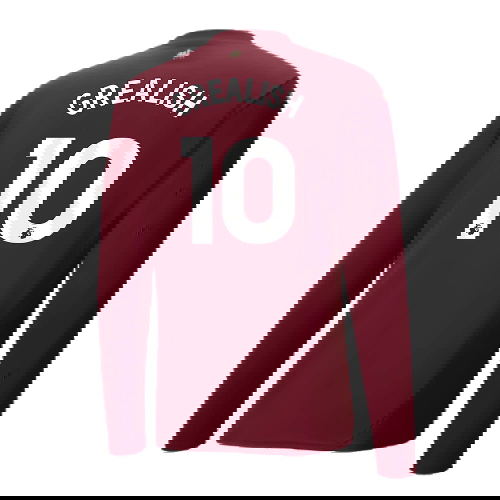 2024-2025 Man City Third Long Sleeve Shirt (Grealish 10)