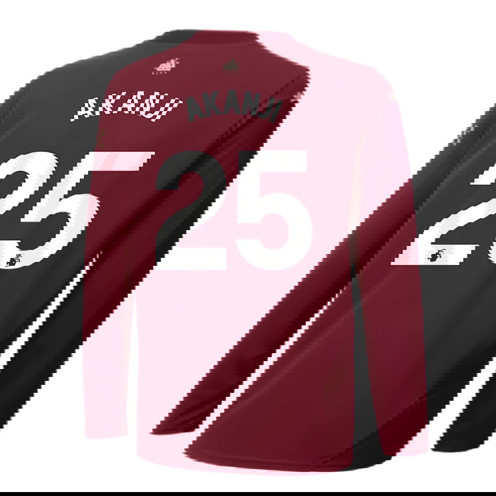 2024-2025 Man City Third Long Sleeve Shirt (Kids) (Akanji 25)