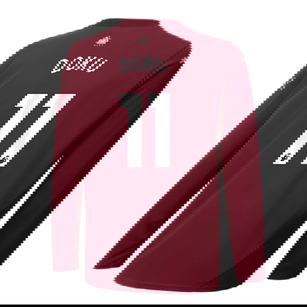 2024-2025 Man City Third Long Sleeve Shirt (Kids) (Doku 11)