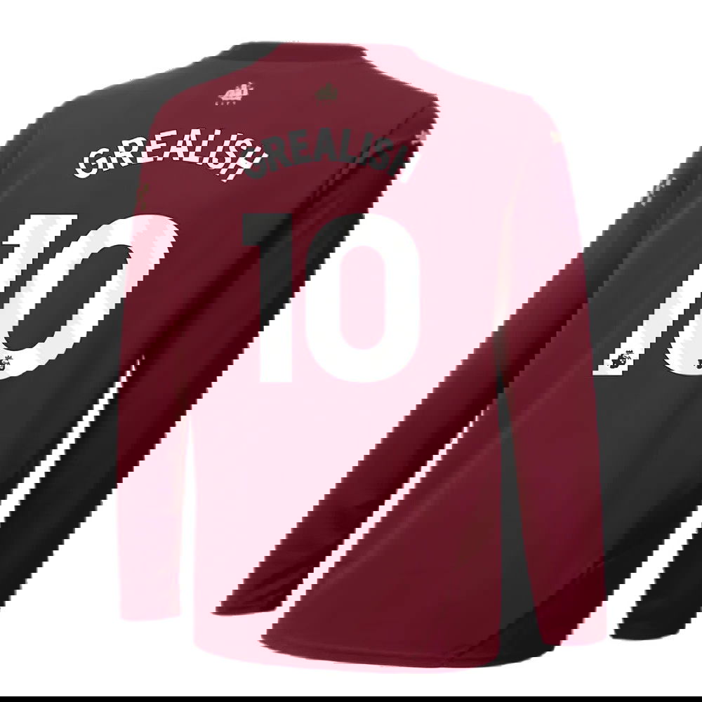 2024-2025 Man City Third Long Sleeve Shirt (Kids) (Grealish 10)