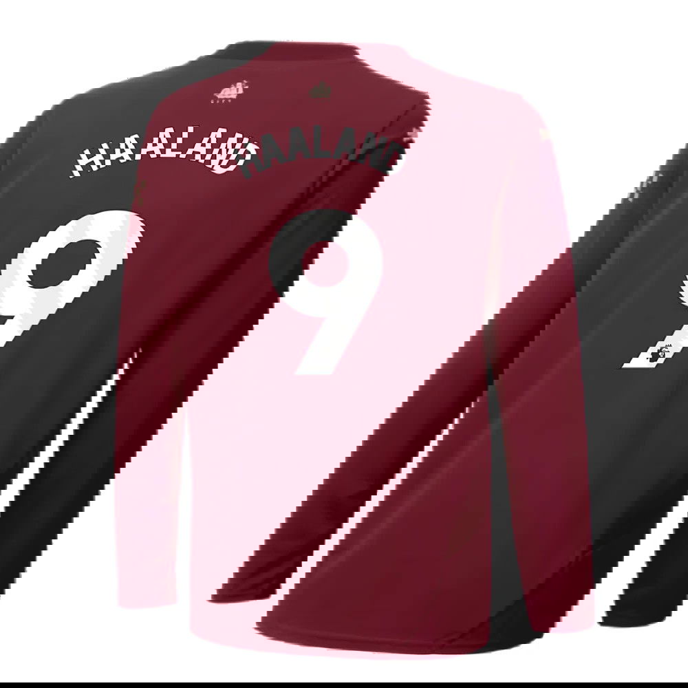 2024-2025 Man City Third Long Sleeve Shirt (Kids) (Haaland 9)