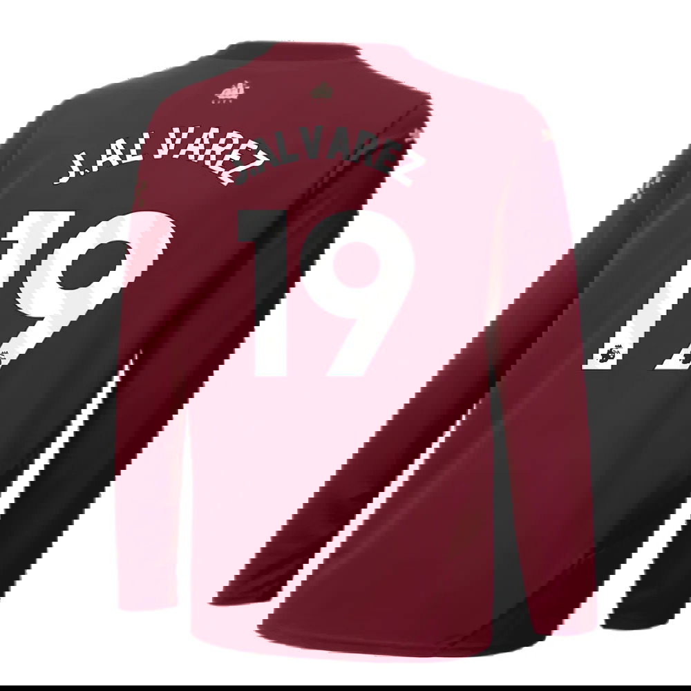 2024-2025 Man City Third Long Sleeve Shirt (Kids) (J.Alvarez 19)