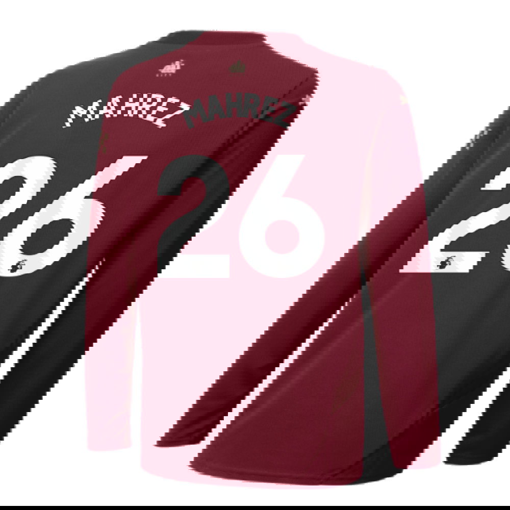 2024-2025 Man City Third Long Sleeve Shirt (Kids) (Mahrez 26)