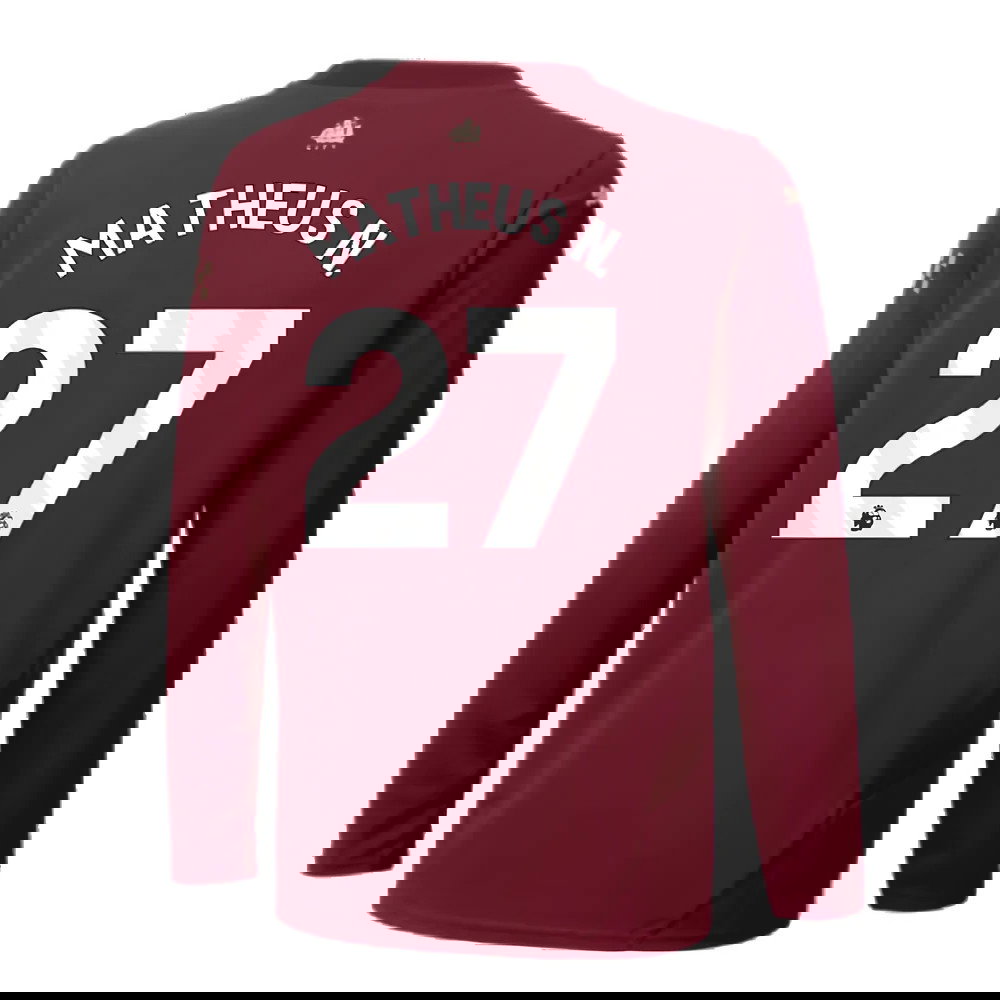 2024-2025 Man City Third Long Sleeve Shirt (Kids) (Matheus N. 27)