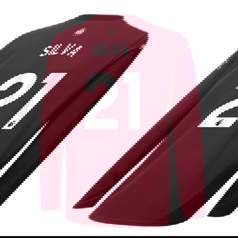 2024-2025 Man City Third Long Sleeve Shirt (Kids) (Silva 21)